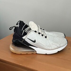 Nike Air Max 270 Cream and Black Sneakers